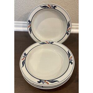 Dansk Bistro Maribo Rimmed Soup Cereal‎ Bowls Bowl Set Of 3 7 7/8”  Japan MCM